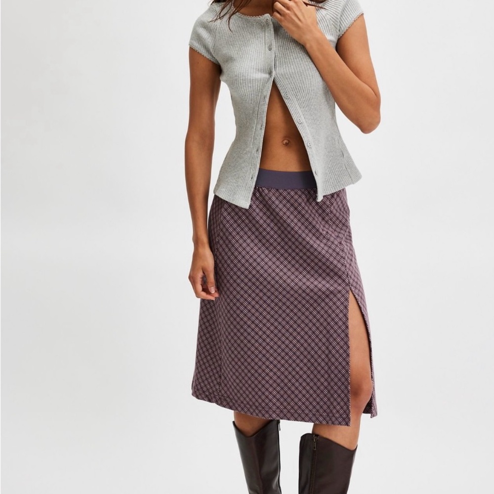 NWT Free People Retired Winsor Midi Skirt